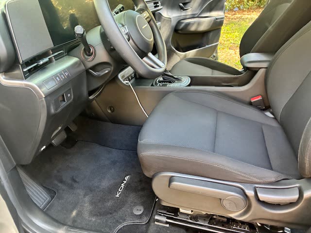 Detailed front seats and floor mats